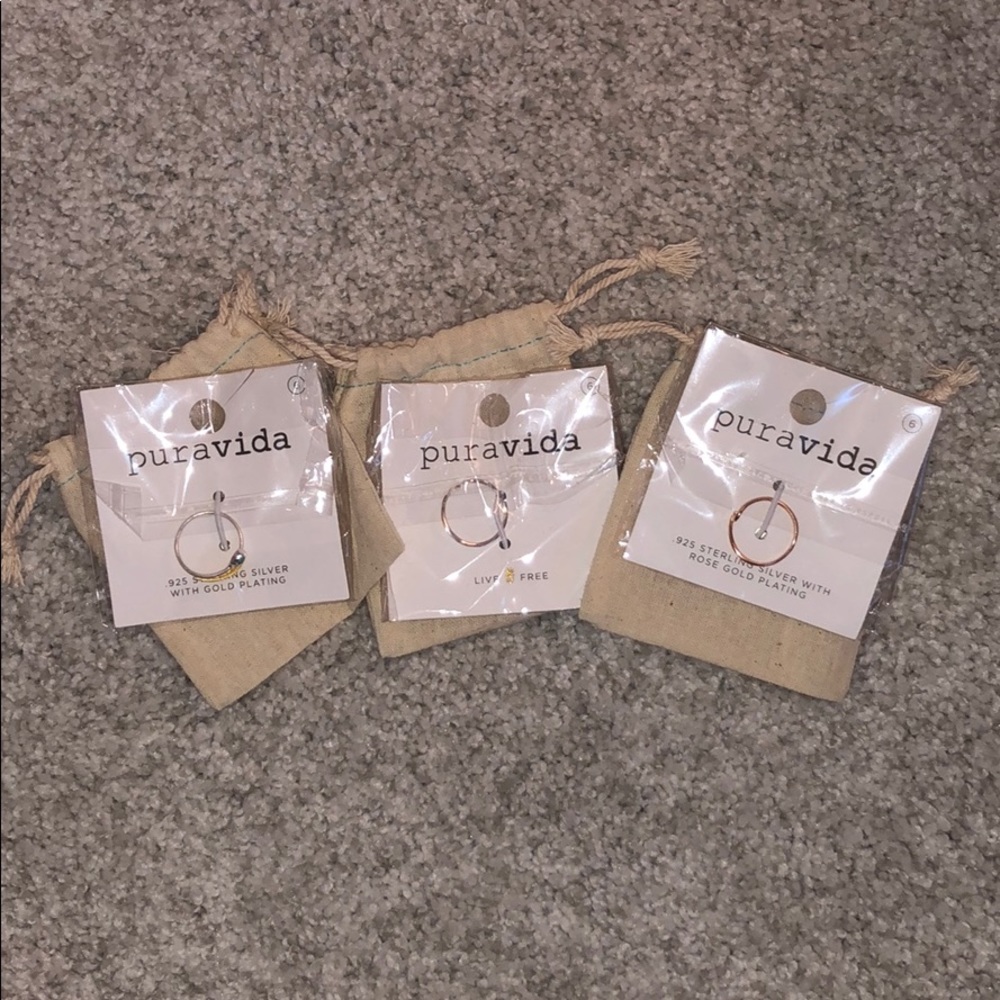 Pura Vida Rings (size 6)